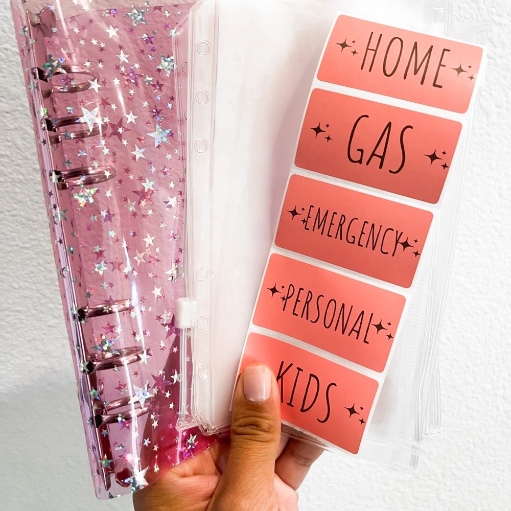A6 Budget Binder With Divider & Labels